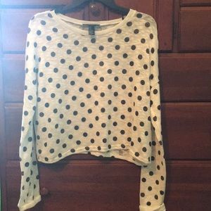 Polka dot sweater